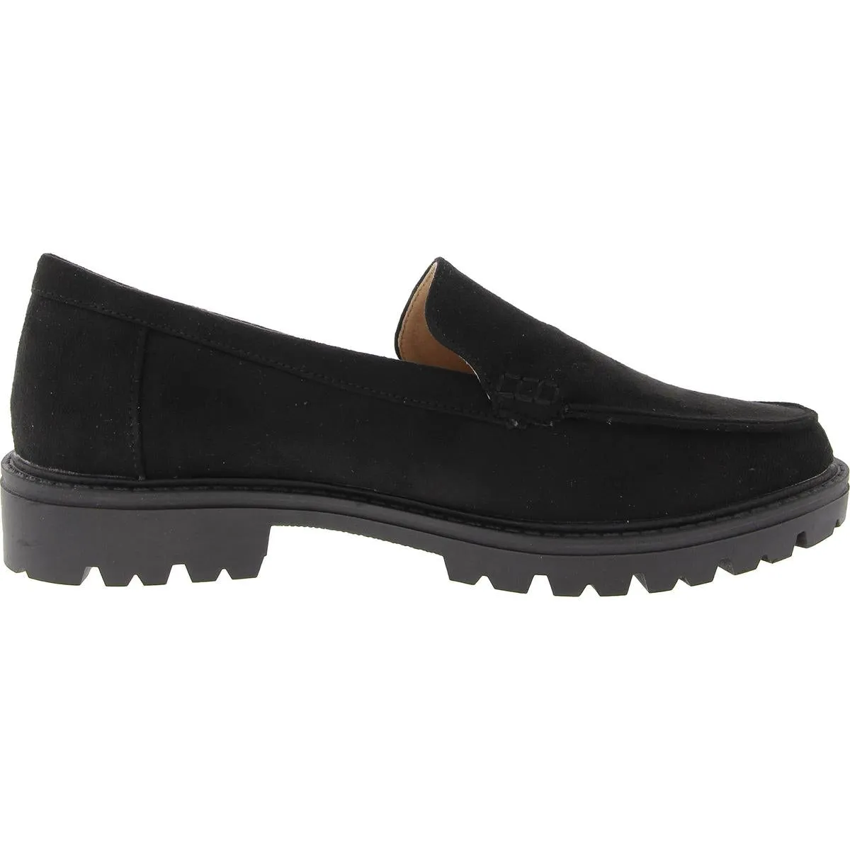 00967 Womens Solid Manmade Loafers