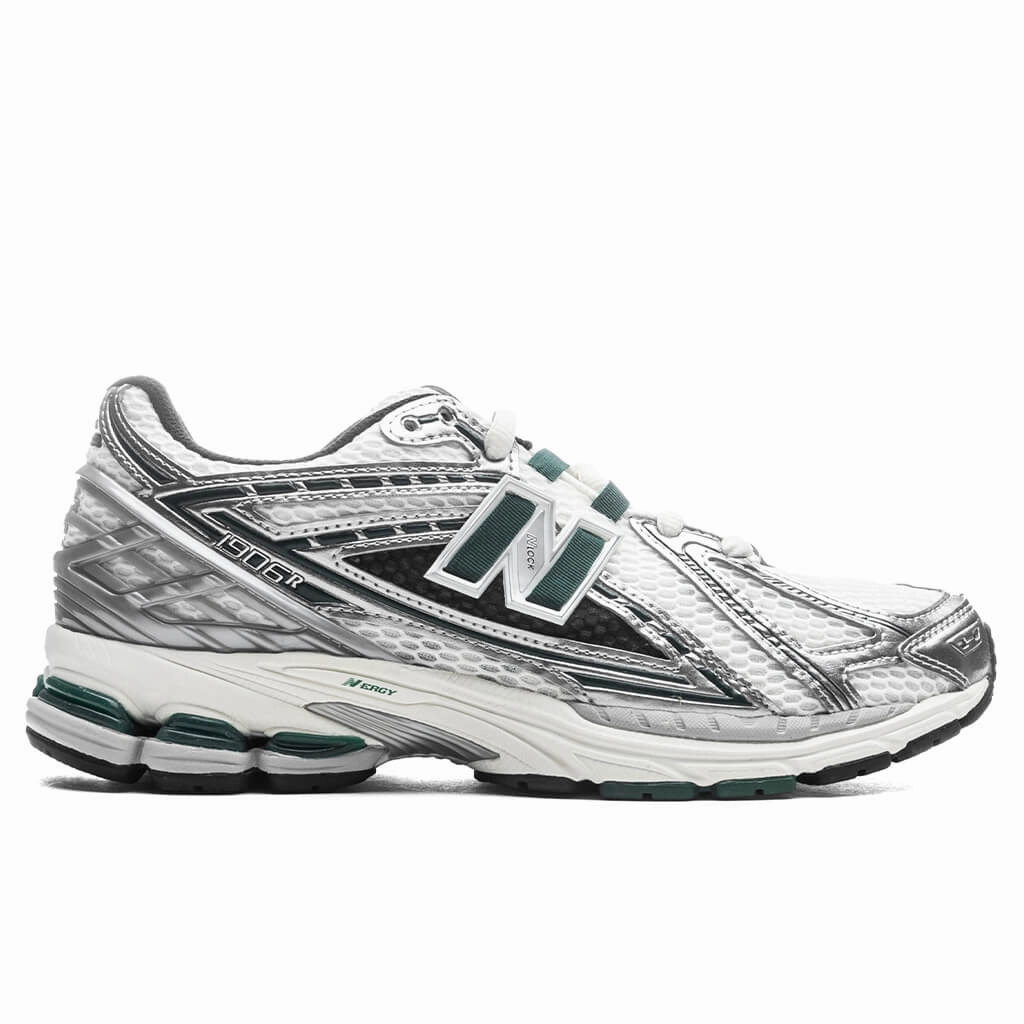 1906 - Silver Metallic/Nightwatch Green New Balance shoes for walking and running