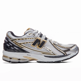1906R - Metallic Silver/Metallic Gold New Balance shoes for walking and running