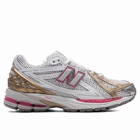 1906R - Silver Metallic/Dragon Berry/White New Balance shoes for walking and running