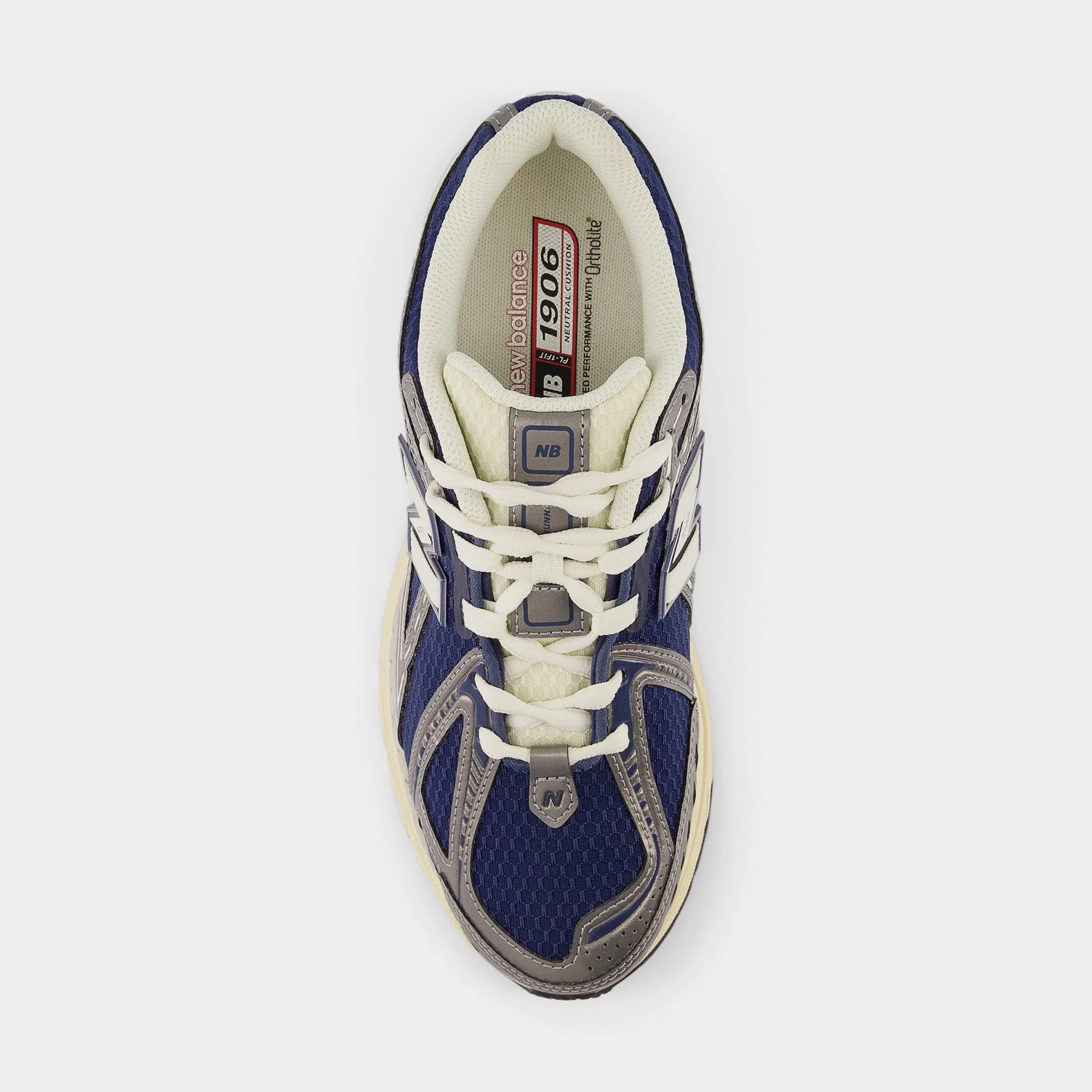 1906R Mens Running Shoes (Navy/Beige) Retro-inspired trainers