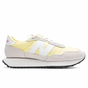 237 Women's - Sea Salt/Maize New Balance shoes for walking and running