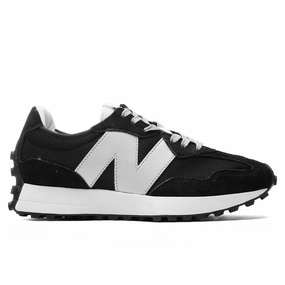 327 - Black/Metallic New Balance shoes for walking and running
