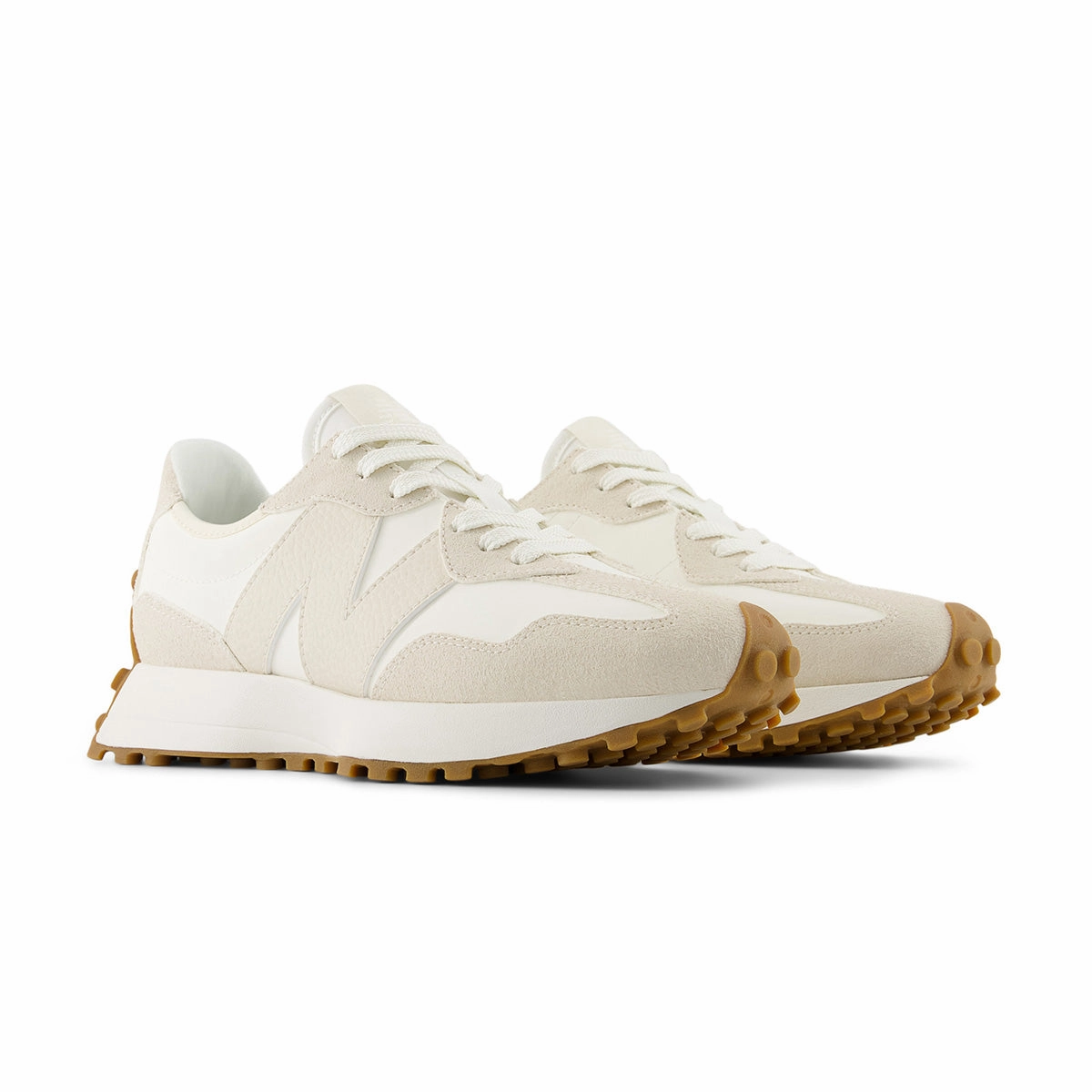 327 'Linen Sea Salt' New Balance sneaker close-ups