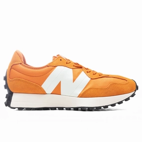 327 - Orange New Balance shoes for walking and running