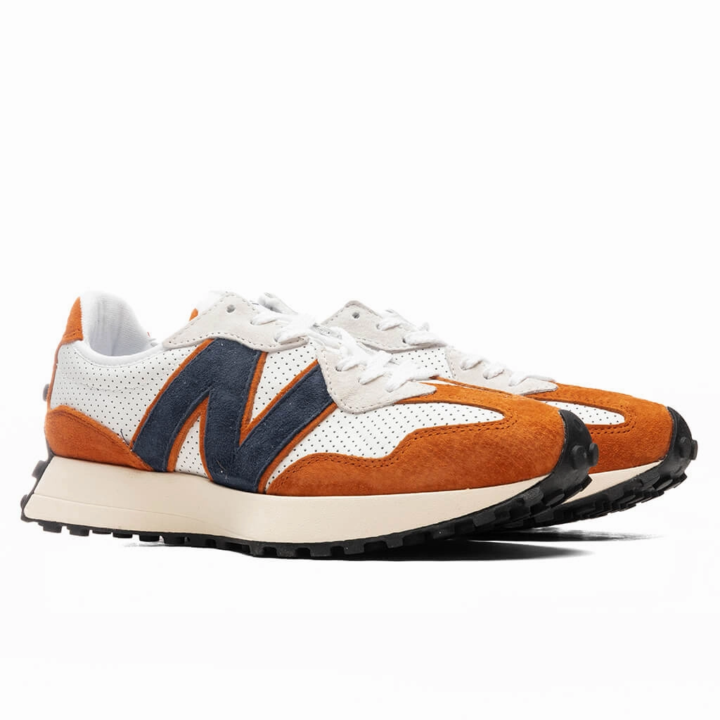 327 - White/Natural Indigo New Balance Sport & Comfort Shoes