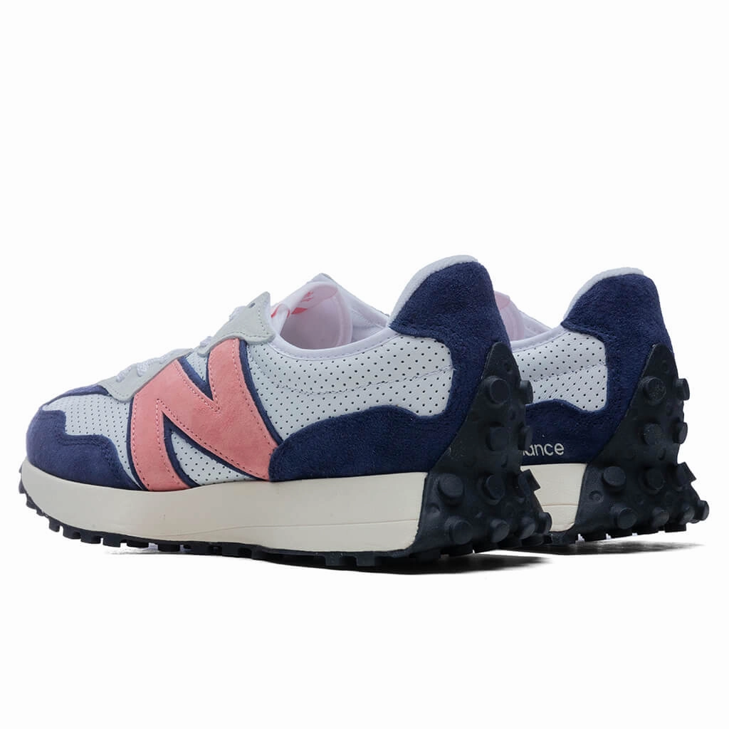327 - White/Navy New Balance Sport & Comfort Shoes