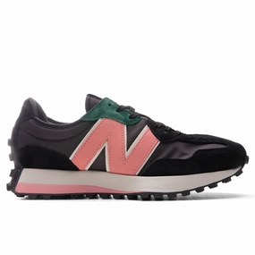 327 "Lunar New Year" - Black/Natural Pink New Balance shoes for walking and running