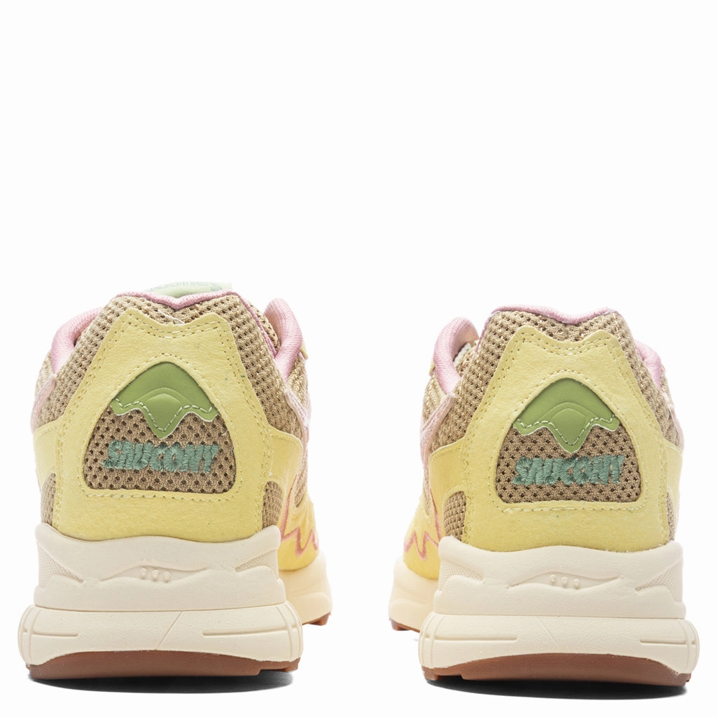 3D Grid Hurricane Mushroom - Tan/Yellow Saucony Smooth Ride Running Shoes