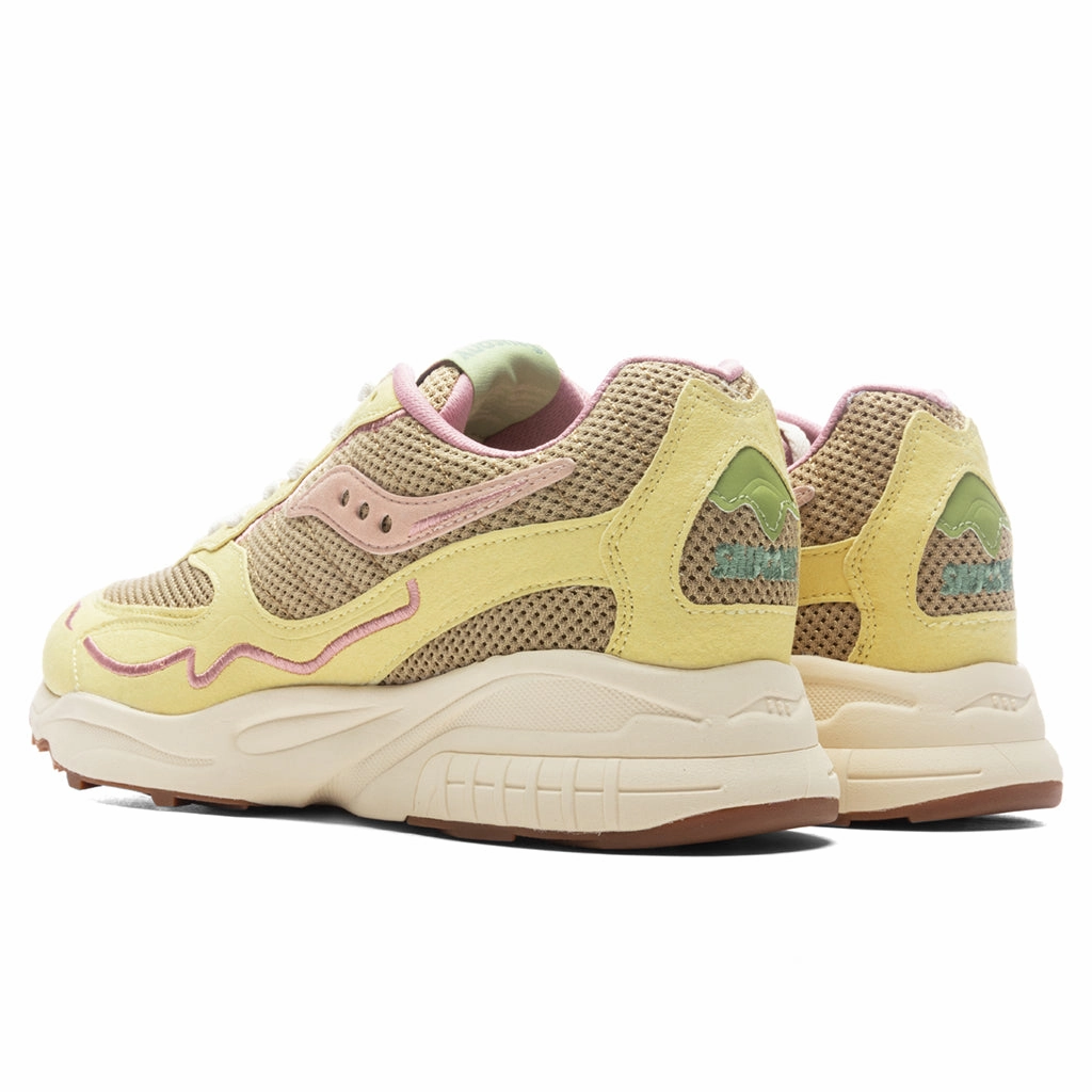 3D Grid Hurricane Mushroom - Tan/Yellow Saucony Smooth Ride Running Shoes