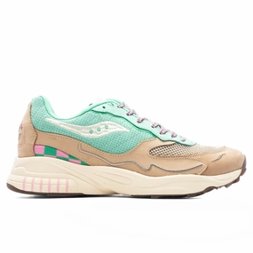 3D Grid Hurricane "Earth Citizen" - Aquamarine/Grey Saucony running shoes with smooth ride