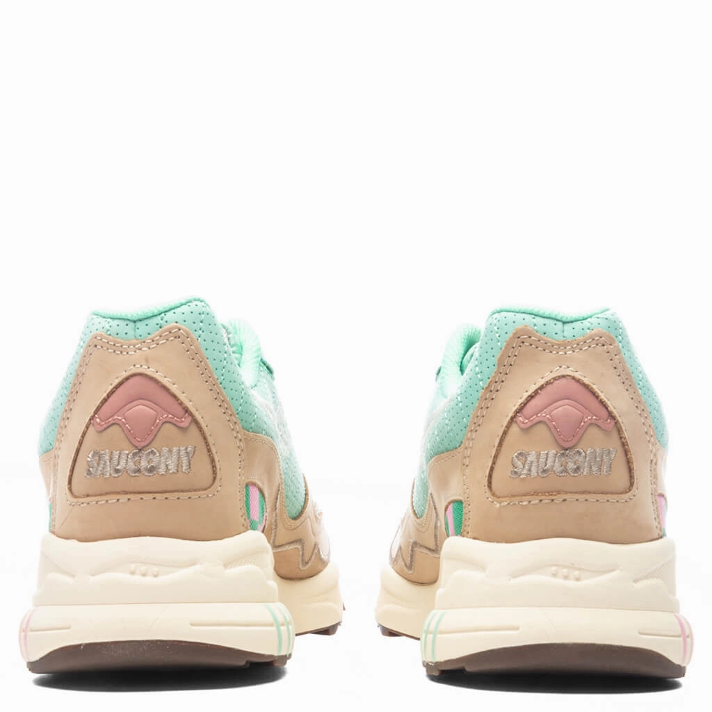 3D Grid Hurricane "Earth Citizen" - Aquamarine/Grey Saucony Smooth Ride Running Shoes