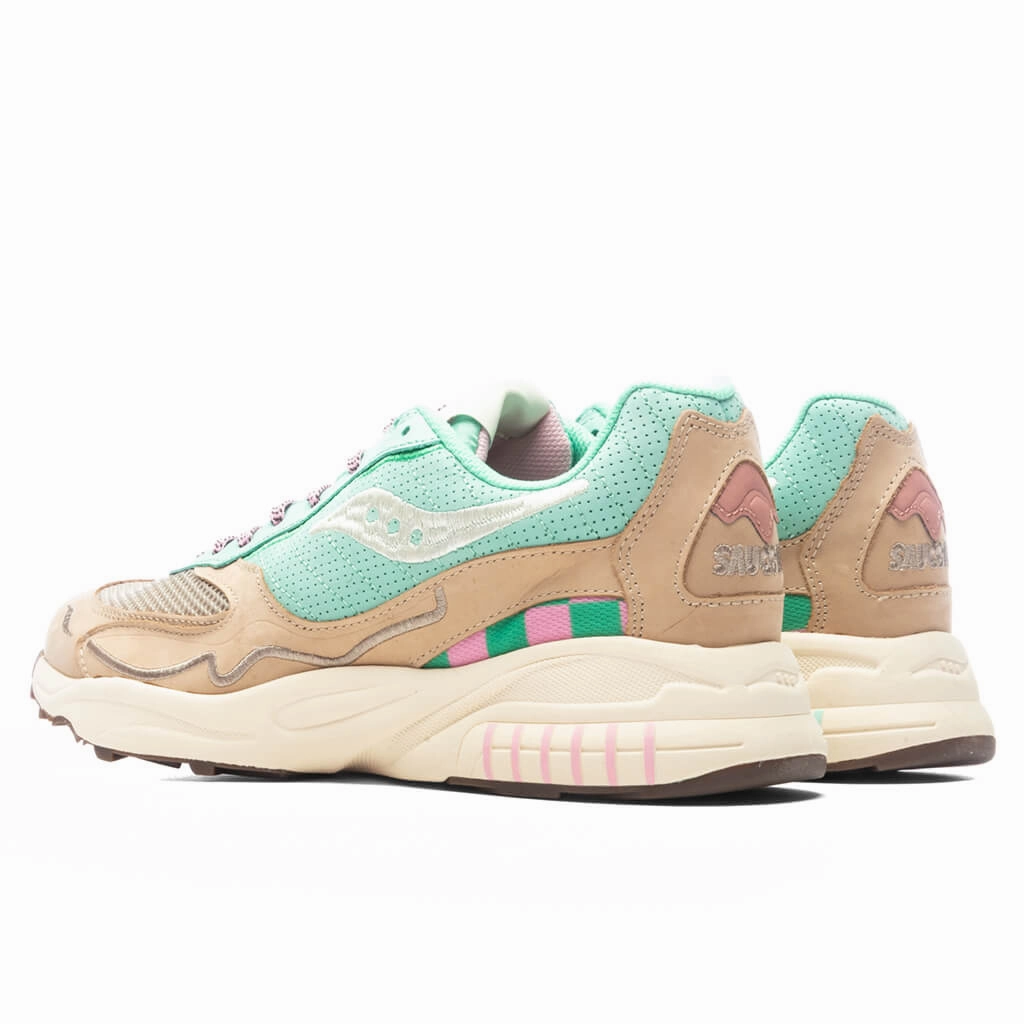 3D Grid Hurricane "Earth Citizen" - Aquamarine/Grey Saucony Smooth Ride Running Shoes