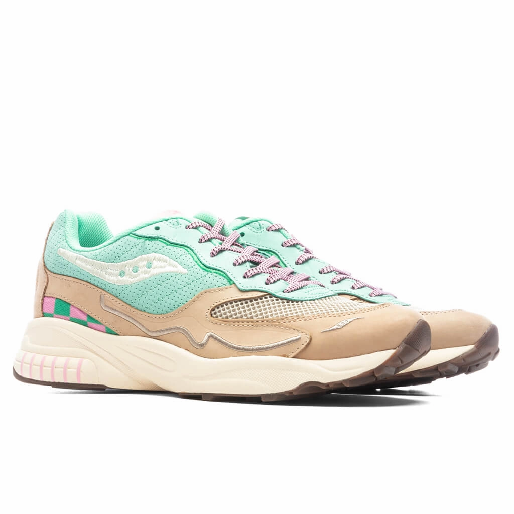 3D Grid Hurricane "Earth Citizen" - Aquamarine/Grey Saucony Smooth Ride Running Shoes
