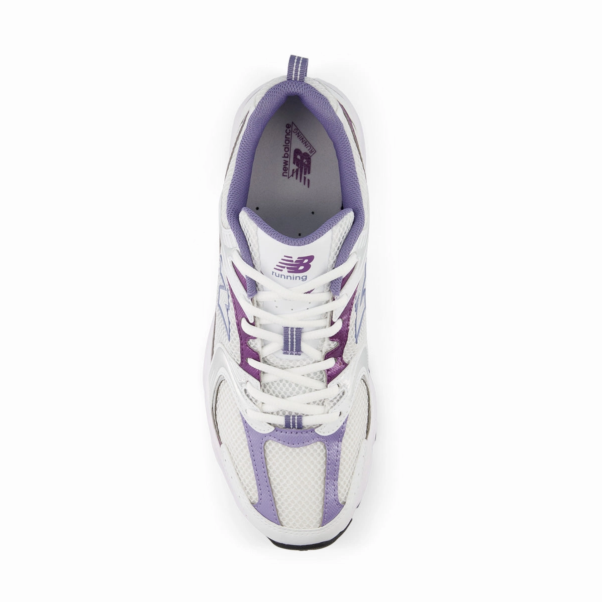 530 'White Purple' New Balance sneaker close-ups