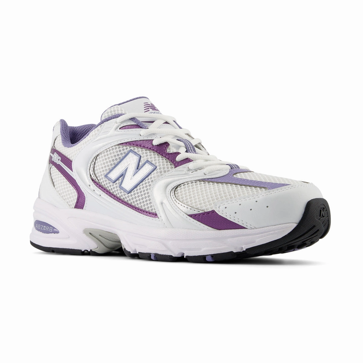 530 'White Purple' New Balance sneaker close-ups