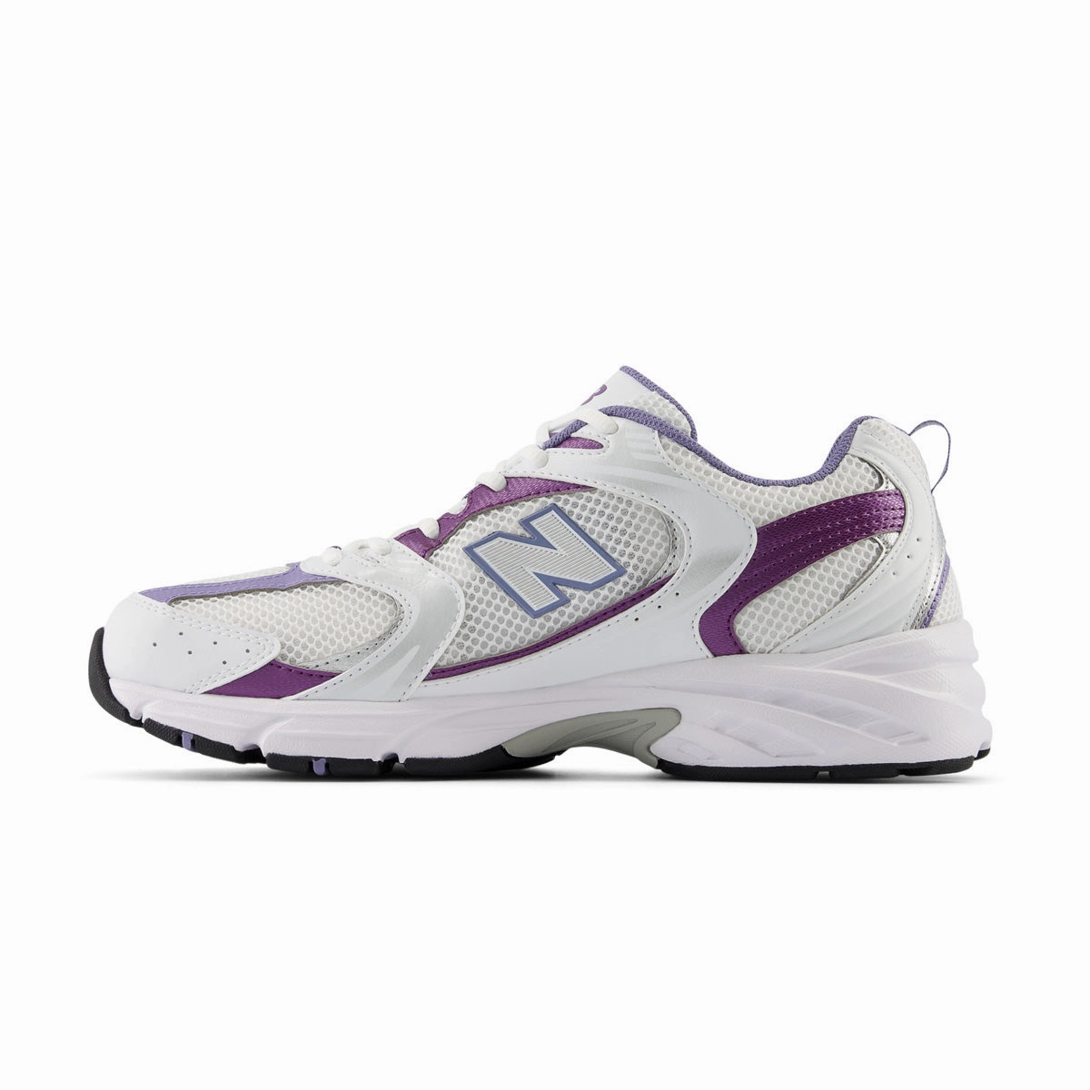 530 'White Purple' New Balance sneaker close-ups