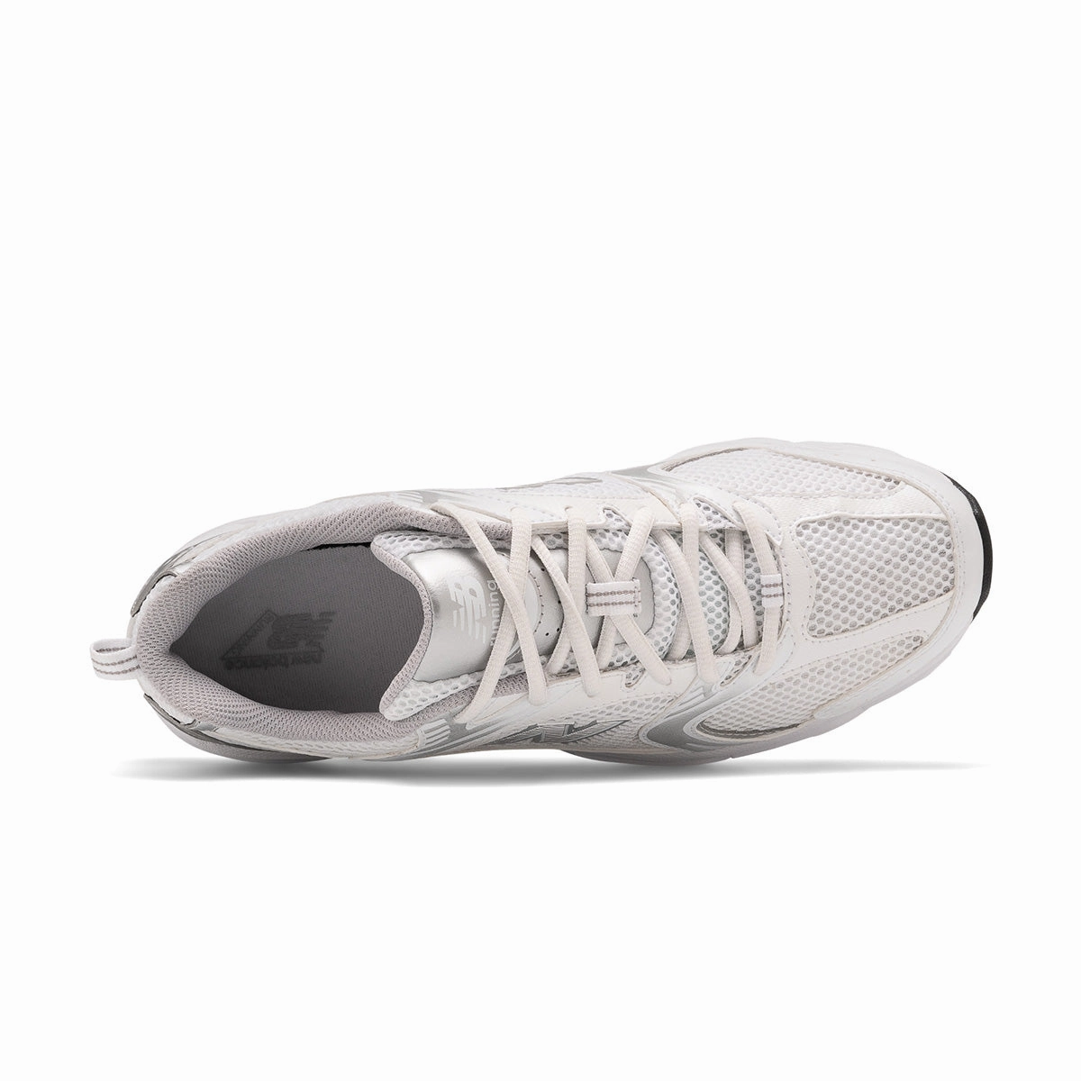 530 'White Silver' New Balance sneaker close-ups