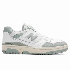 550 - White/Juniper/Dark Juniper New Balance shoes for walking and running