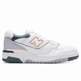 550 - White/Nightwatch/Green New Balance shoes for walking and running