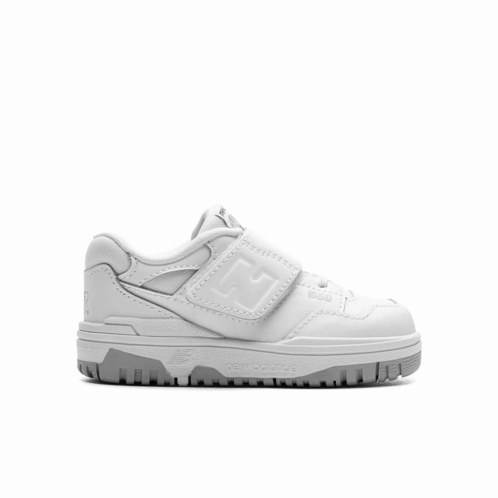 550 Bungee Lace with Top Strap (TD) - White New Balance shoes for walking and running