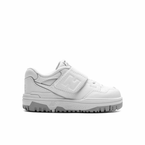 550 Bungee Lace with Top Strap (TD) - White New Balance shoes for walking and running