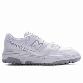 550 Kid's - White/Grey New Balance shoes for walking and running