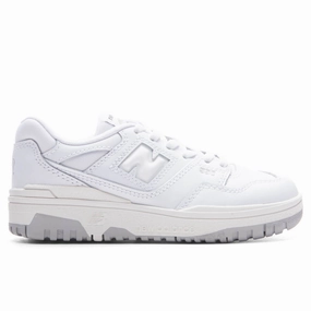 550 (PS) - White/Grey New Balance shoes for walking and running