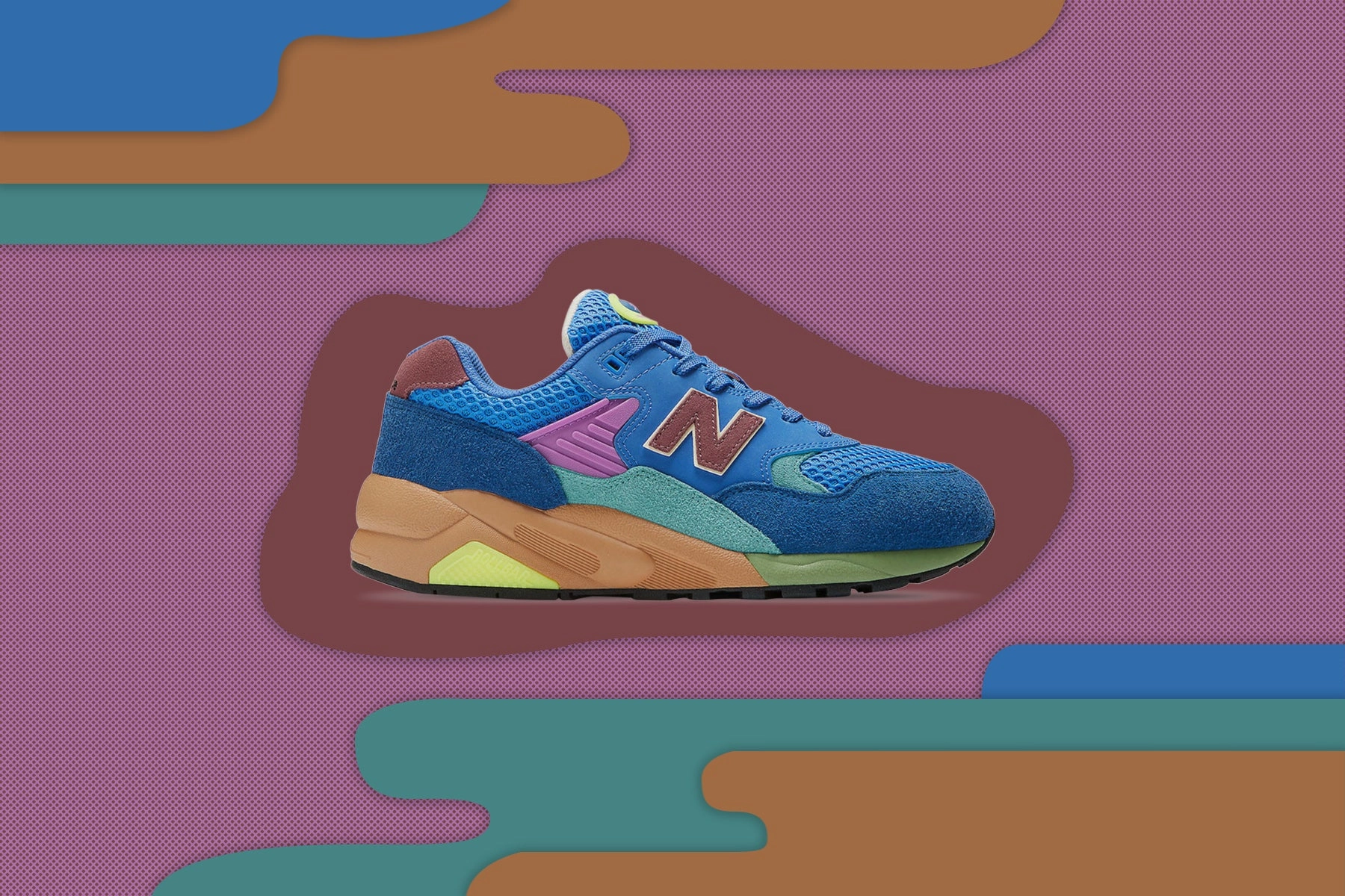 580 - Blue/Multi New Balance Sport & Comfort Shoes