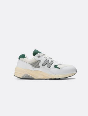 580 "WHITE/NIGHTWATCH GREEN" new balance trending sneaker styles