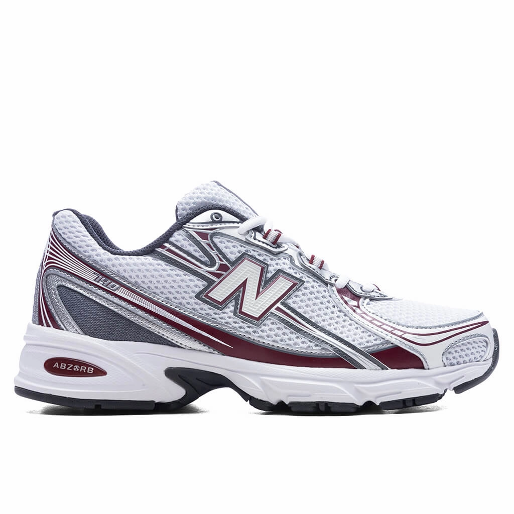 740 - Mercury Red/White/Castlerock New Balance shoes for walking and running