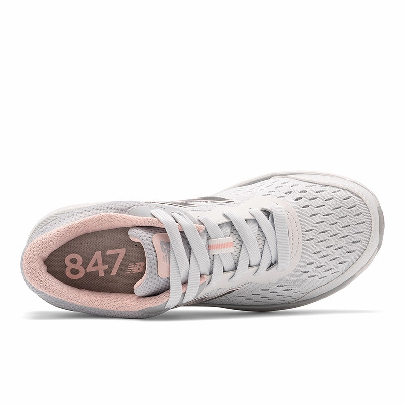 847v4 - Arctic Fox with Silver Mink and Peach Soda - Women's New Balance lifestyle shoes
