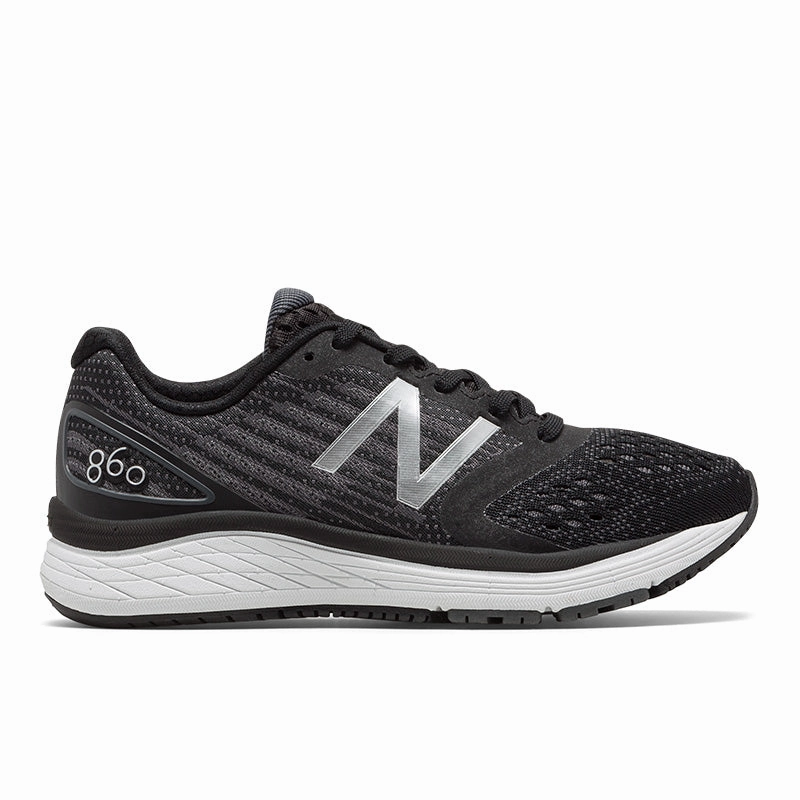 860v9 - Black with Laser Blue - Kids New Balance casual sneakers for everyday comfort