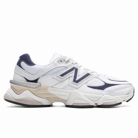 9060 - White/Navy New Balance shoes for walking and running