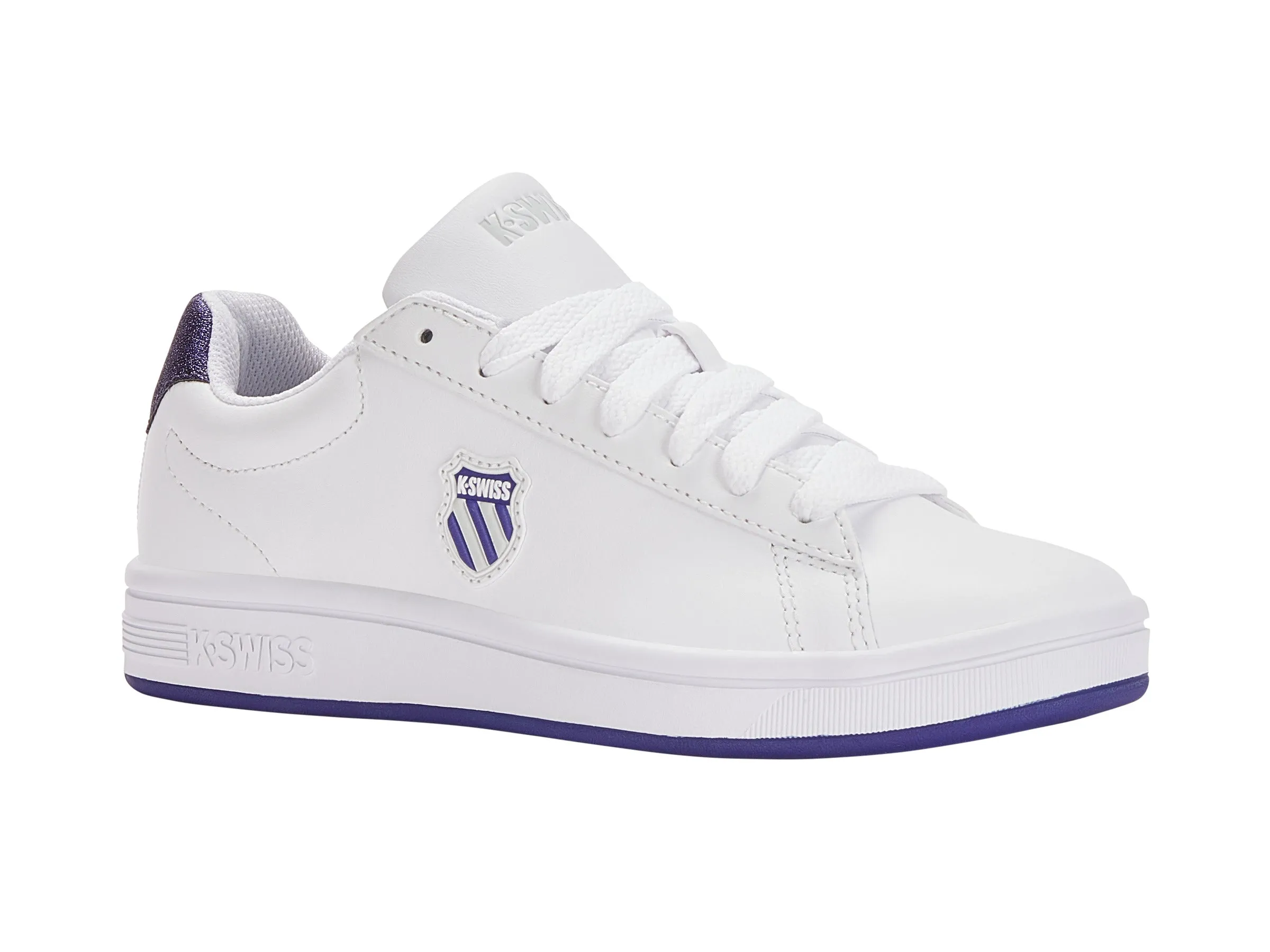 96599-946-M | COURT SHIELD | WHITE/DAWN BLUE/BLUE METALLIC