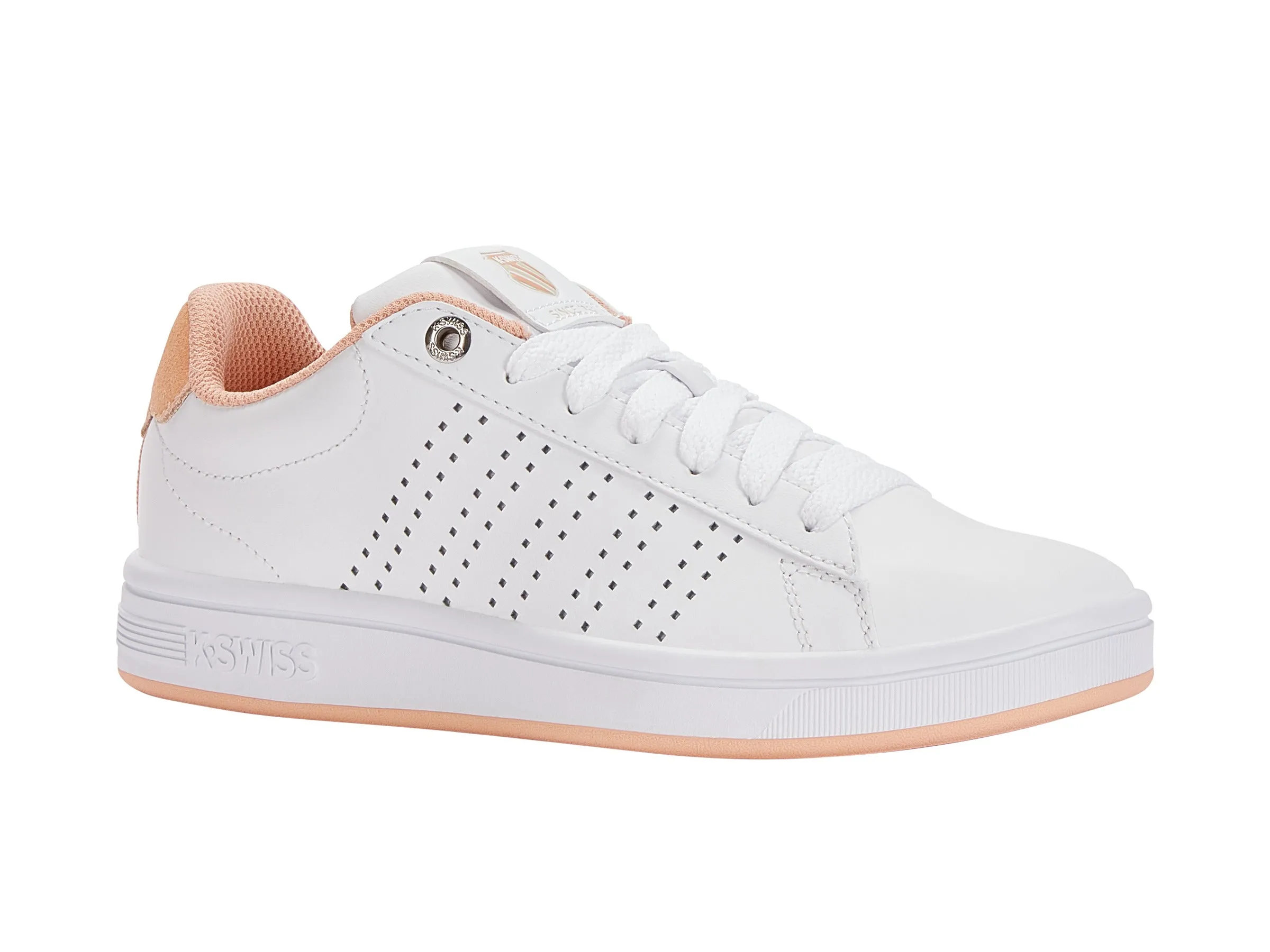 98449-944-M | COURT CASPER III | WHITE/PISTACHIO SHELL/ALMOST APRICOT