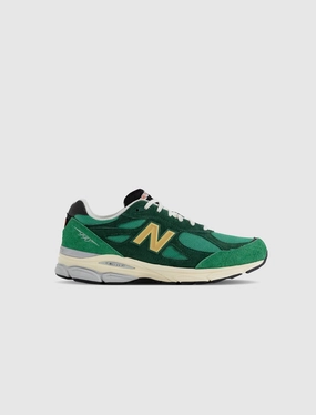 990 V3 MADE IN USA "GREEN/ YELLOW" new balance shoes for men and women