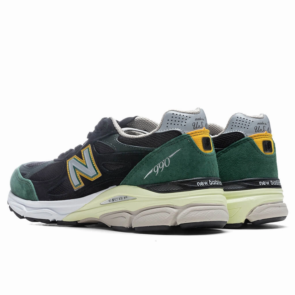 990v3 - Black/Green New Balance Sport & Comfort Shoes