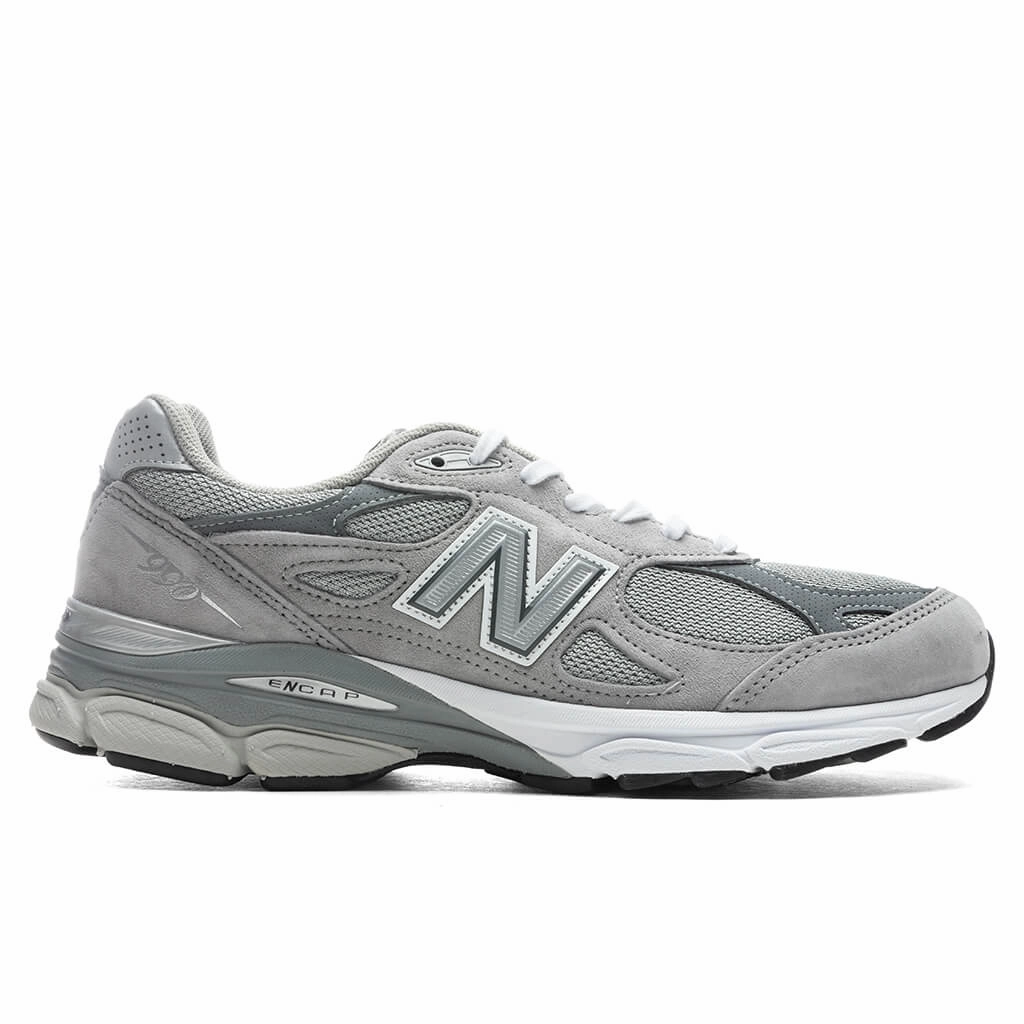 990v3 - Grey/White New Balance shoes for walking and running