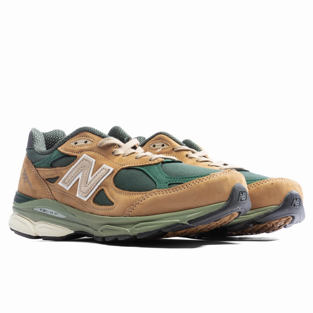 990v3 - Tan/Green New Balance Sport & Comfort Shoes
