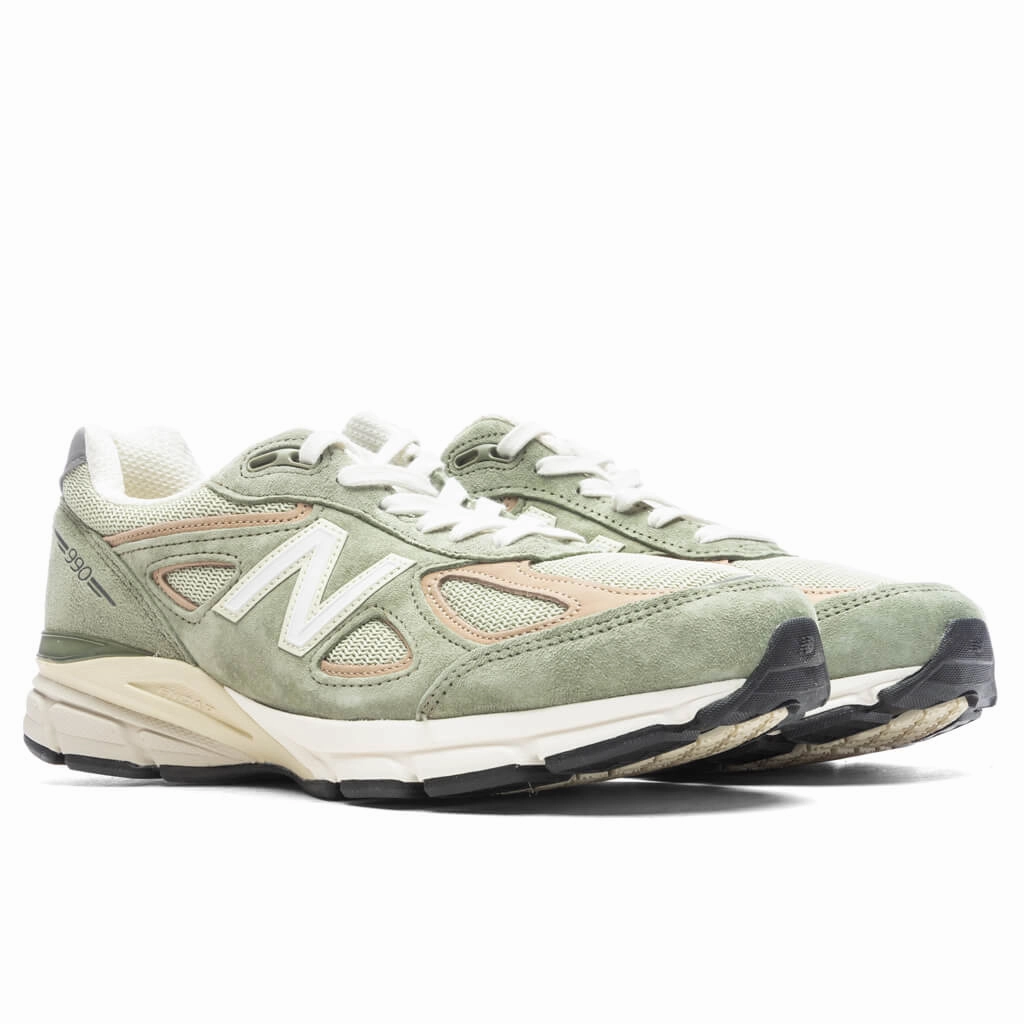 990v4 Made in USA - Olive New Balance Sport & Comfort Shoes