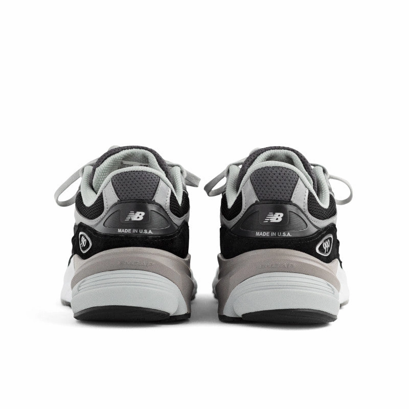 990v6 - Black with White - Women's New Balance lifestyle shoes