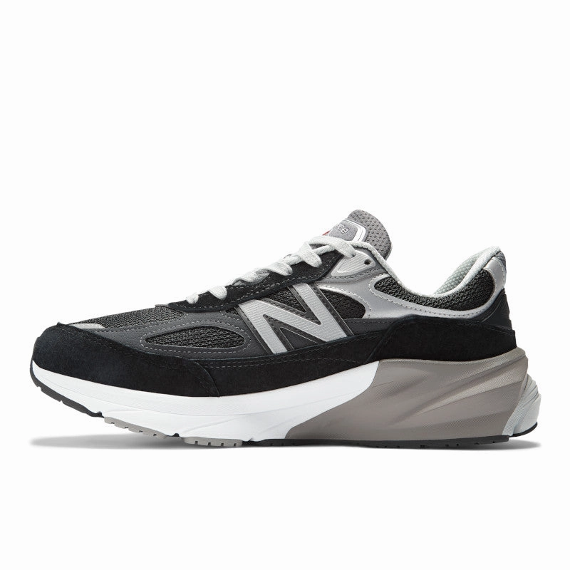 990v6 - Black with White - Women's New Balance lifestyle shoes