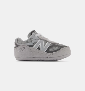 990v6 Crib Bungee Infant Toddler Lifestyle Shoe - Grey New Balance lifestyle sneakers with retro style