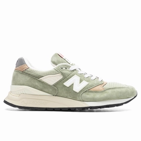 998 Made in USA - Olive New Balance shoes for walking and running