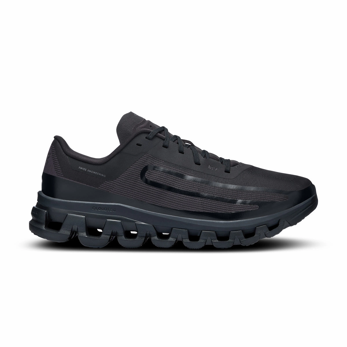   Bureau Borsche Cloudflow 4 'IKON Magnet Black' On versatile sneakers with engineered mesh