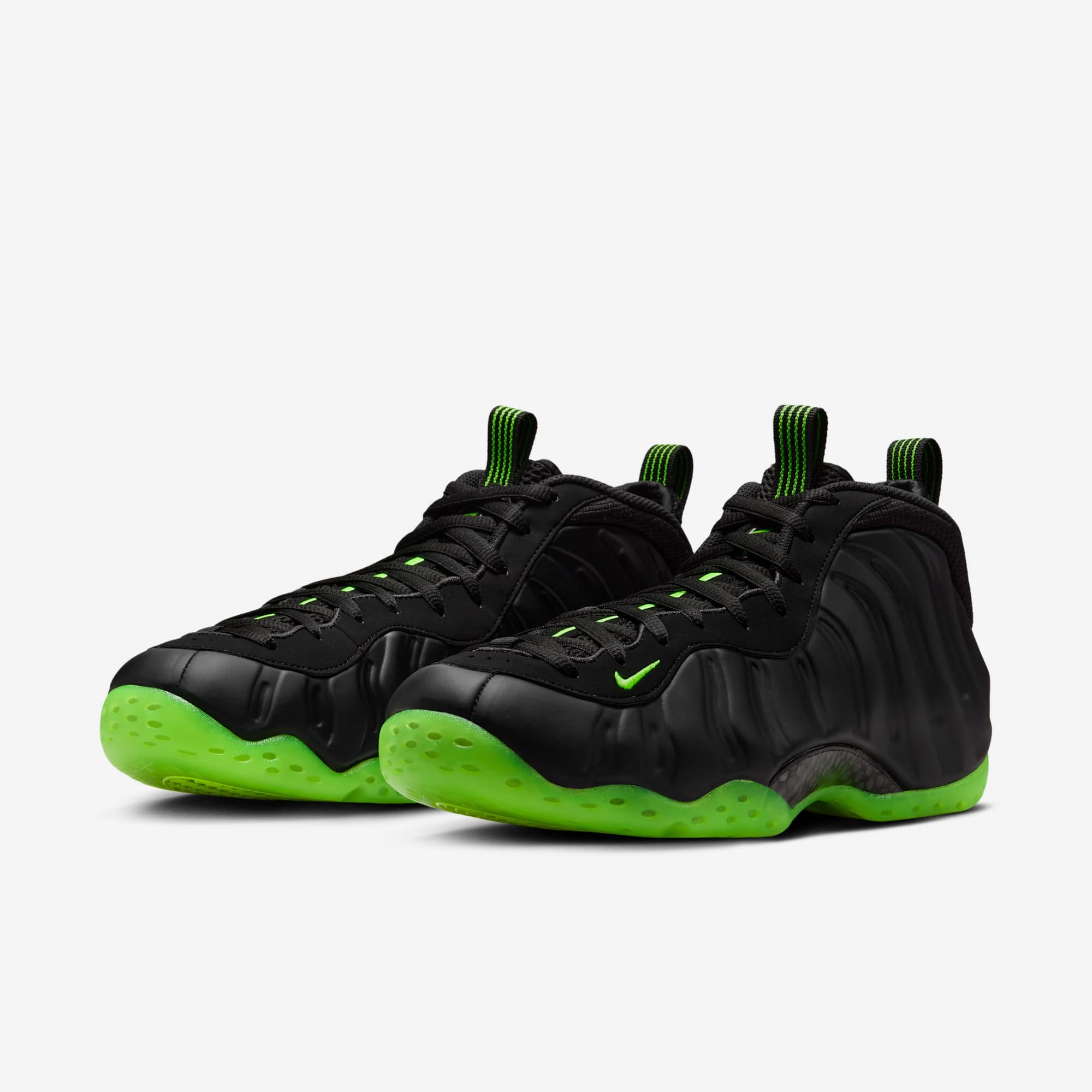 (Men's) Nike Air Foamposite One 'Black / Volt Neon Green' (2025) HF2902-001 Nike Comfort Fit Lifestyle Shoes