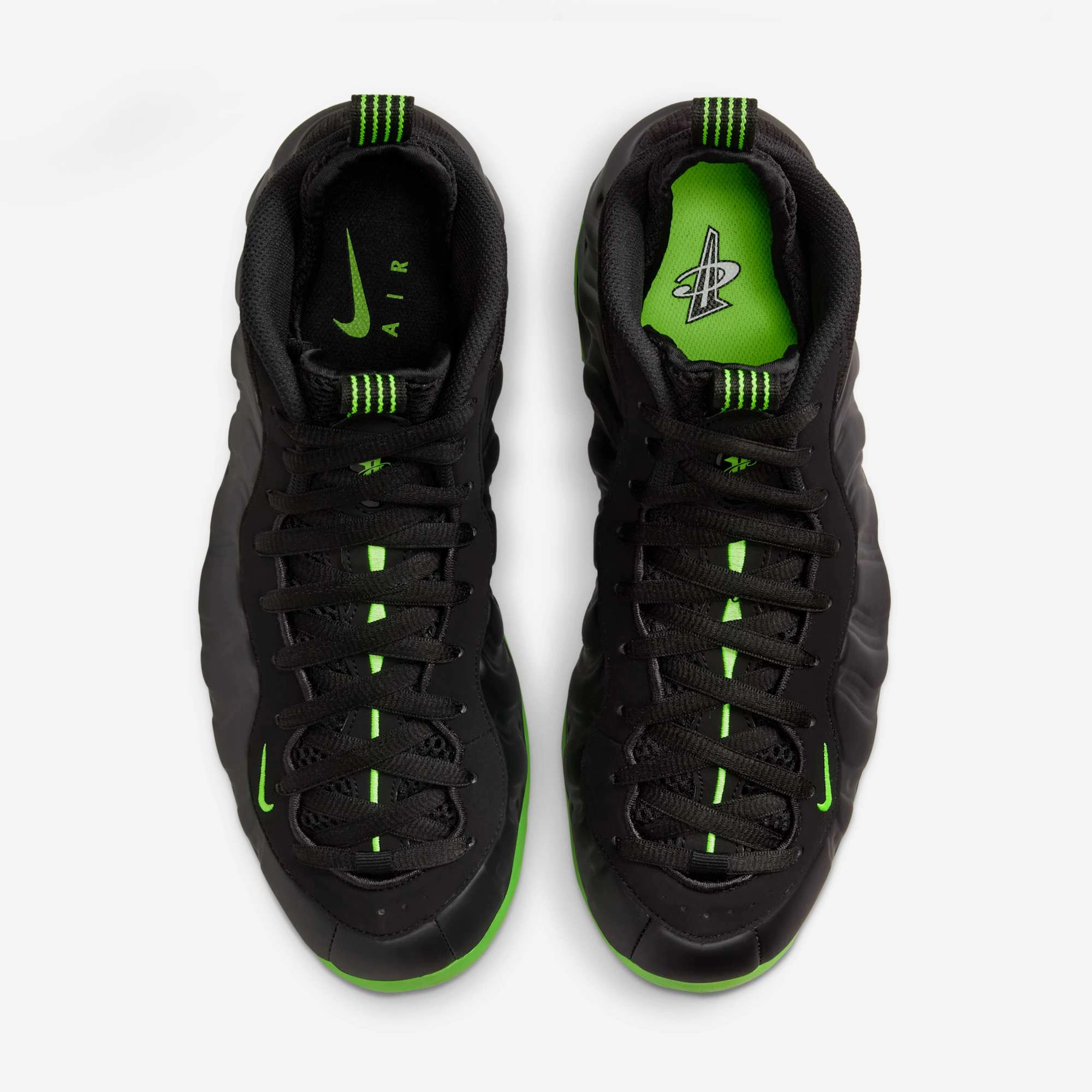 (Men's) Nike Air Foamposite One 'Black / Volt Neon Green' (2025) HF2902-001 Nike Comfort Fit Lifestyle Shoes