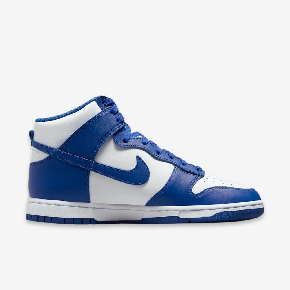 (Men's) Nike Dunk High Retro 'Kentucky / Game Royal' (2021) DD1399-102 Nike Comfort Fit Lifestyle Shoes