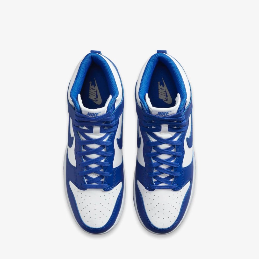 (Men's) Nike Dunk High Retro 'Kentucky / Game Royal' (2021) DD1399-102 Nike Comfort Fit Lifestyle Shoes